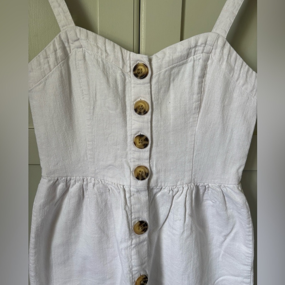 Abercrombie White Button-Down Sundress - Picture 3 of 4